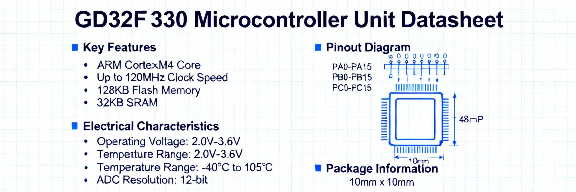 Descripción Técnica del MCU GD32F330RBT6